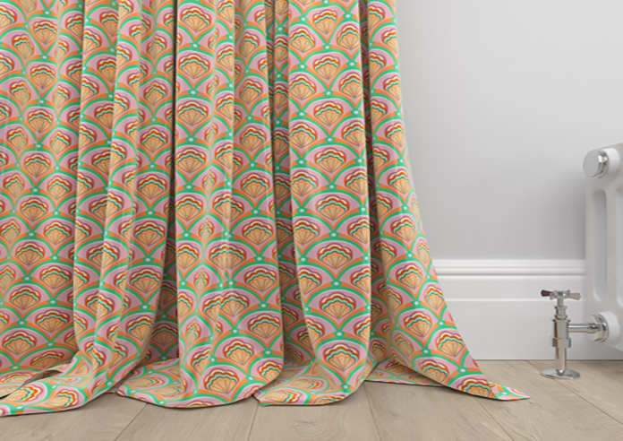 Deco Sea Shells, Strawberry - Made To Measure Curtains - Image 6